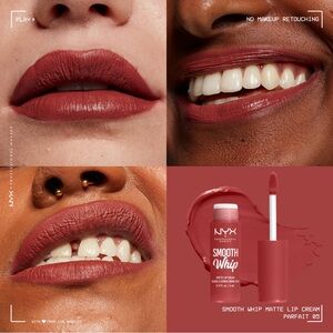 SMOOTH WHIP MATTE LIP CREAM
Ultra-Smooth Vegan Lip Cream Parfait - Rose